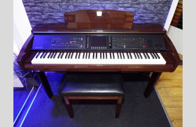 Used Yamaha CVP309 Polished Mahogany Digital Piano Complete Package - Image 1
